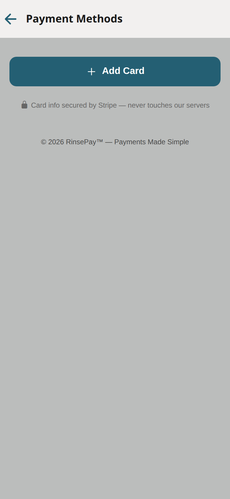 Payment methods